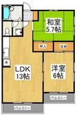 写真：プレタメゾン小山2階の間取図