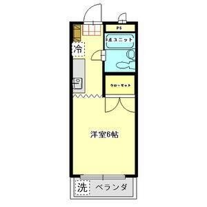 拡大写真：スカイパーク 1階210の間取り