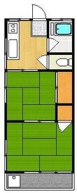 グリーンハイツの間取図
