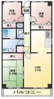 東久留米市前沢3丁目の間取図