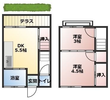 拡大写真:ノリレジデンス 1階2の間取り