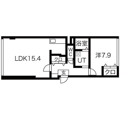拡大写真:ABCビル 4階405の間取り