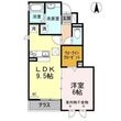 サニーハイツⅢの間取図
