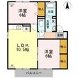 ハイブリッジA棟の間取図