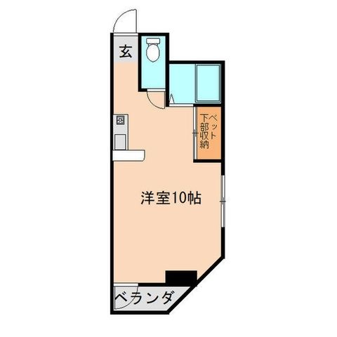 拡大写真:ロワール本郷 4階501の間取り