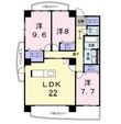 メジャーワンの間取図