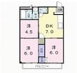 リバーハーフハイツの間取図
