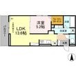 D-ROOM茜部中島　A棟の間取図