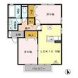 Ｗｉｓｔｅｒｉａ（ウィステリア）　Ｂの間取図
