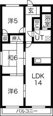 メゾンシャンポールの間取図