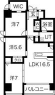 THE residence M・KANOUの間取図