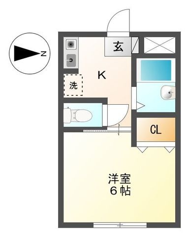 拡大写真:LIVE7-50 3階303の間取り