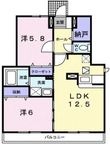 エトワ-ル・Fの間取図