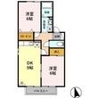 アヴェニール幸Bの間取図