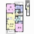 コンフォート856 Ⅱの間取図