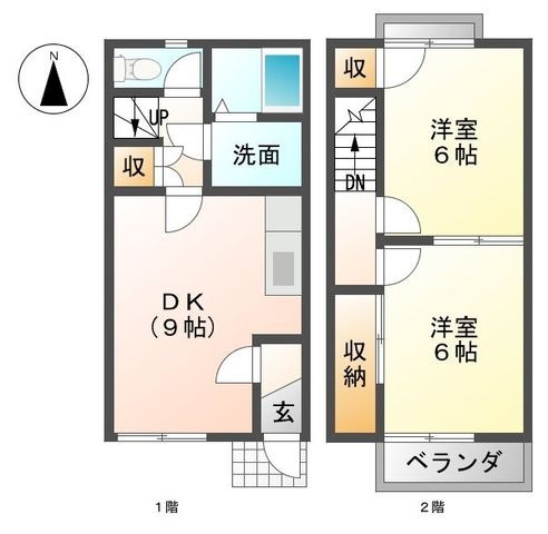 拡大写真:DUPLEX ITO C 1階103の間取り