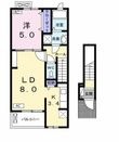 ファイナル　ブルーの間取図