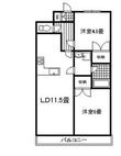 ナガラアンクレーの間取図