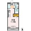 D-room North Bの間取図