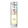 リバーズマンション長住の間取図