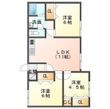 大町ハイツの間取図