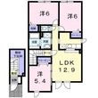 ベルメゾンBの間取図