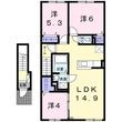 プラネット ナンバーゼロの間取図
