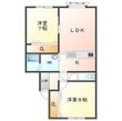 写真：アスワンB2階の間取図