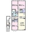 ウェルピアピープルタウン東町IIの間取図