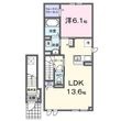 ブリッサ砂川 Yの間取図
