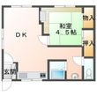幸町貸家(2階部分)の間取図