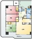 ヴァンヴェールドゥ二日町の間取図