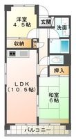 アビタシオンタカダの間取図