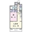 ロイヤル長伏の間取図