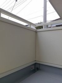 陽当たり良好なバルコニーです