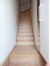 明るい玄関です