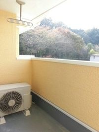 陽当たり良好なバルコニーです