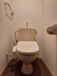 コンパクトで使いやすいトイレです