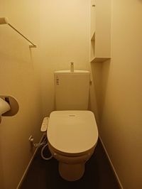 清潔感のあるトイレです