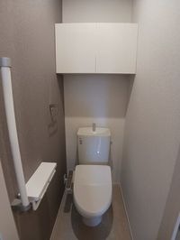 ゆったりとした空間のトイレです