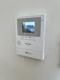 安心なテレビインターホン付き
