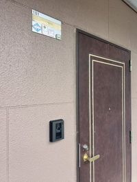 収納もある玄関です