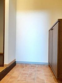 落ち着いた玄関です