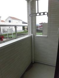 お洗濯にも便利なバルコニー付き