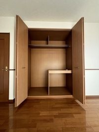 使い勝手のいいクローゼット付き