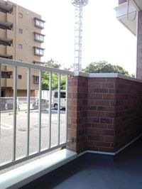 陽当たり良好なバルコニーです