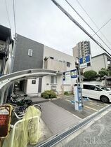 東住吉の長屋の外観