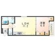フジパレス諏訪ノ森Ⅵ番館の間取図