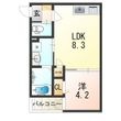 東大阪市水走2丁目の間取図