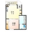 大阪市西成区玉出中2丁目の間取図